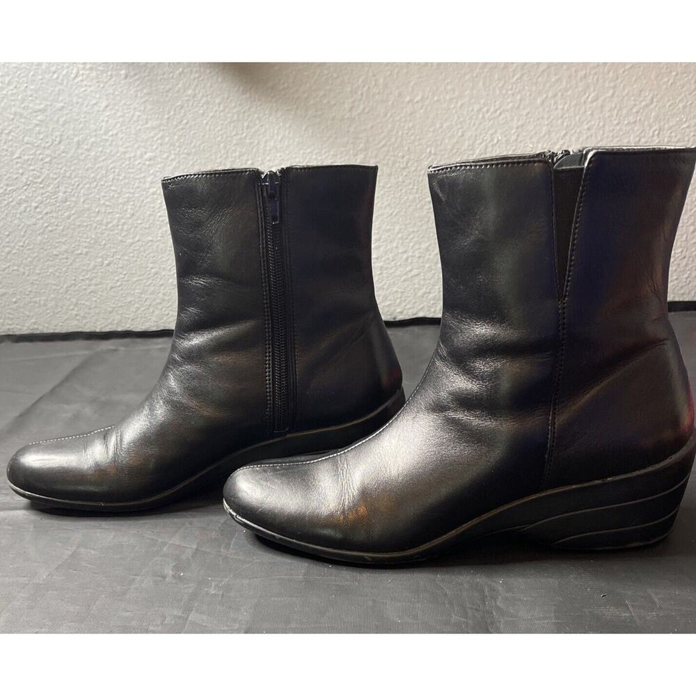 David Tate Voyage Block Heel‎ Dressy Ankle Boots Shoes Women’s Size 7SS Flaws